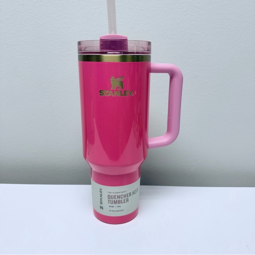Stanley Pink Parade 40 oz Tumbler, Limited Edition Quencher H2.0 FlowState, New - Picture 5 of 9